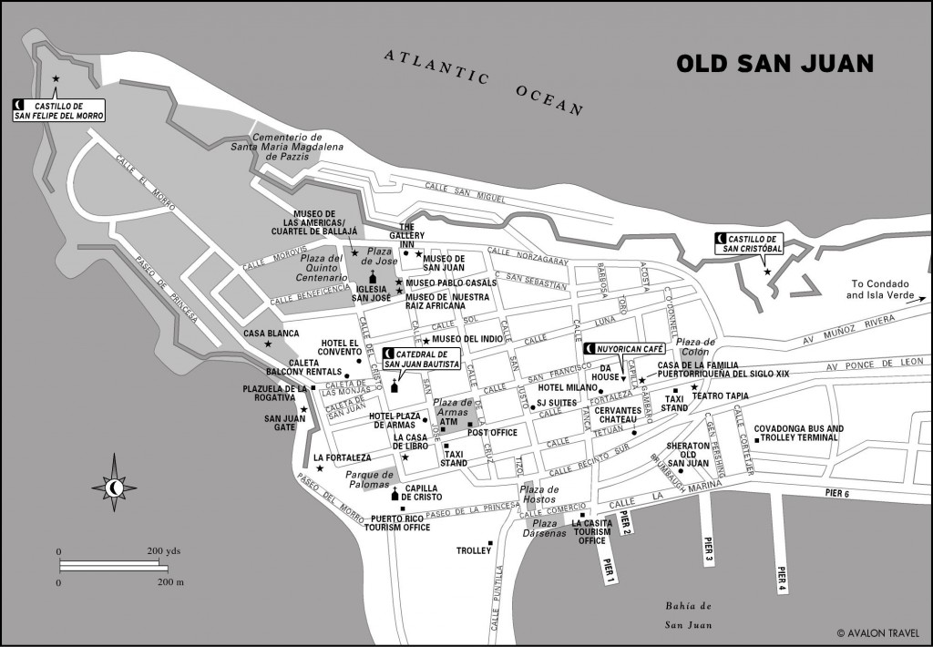 Map Of Old San Juan Tour Old San Juan